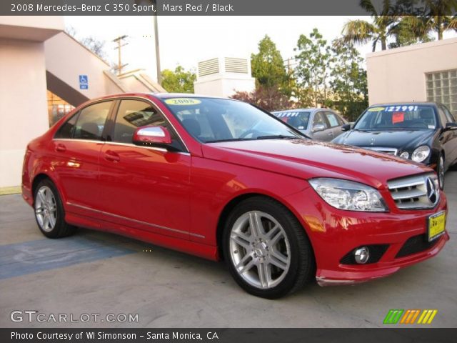 2008 Mercedes-Benz C 350 Sport in Mars Red