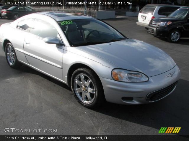 2002 Chrysler Sebring LXi Coupe in Brilliant Silver Metallic