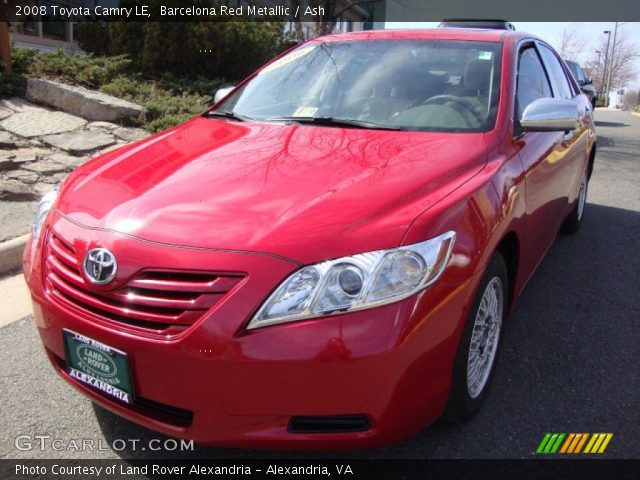 2008 Toyota Camry LE in Barcelona Red Metallic