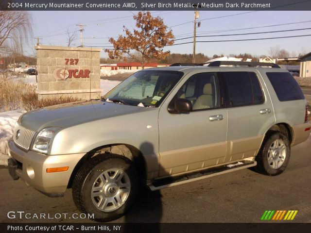 2004 Mercury Mountaineer Convenience AWD in Silver Birch Metallic