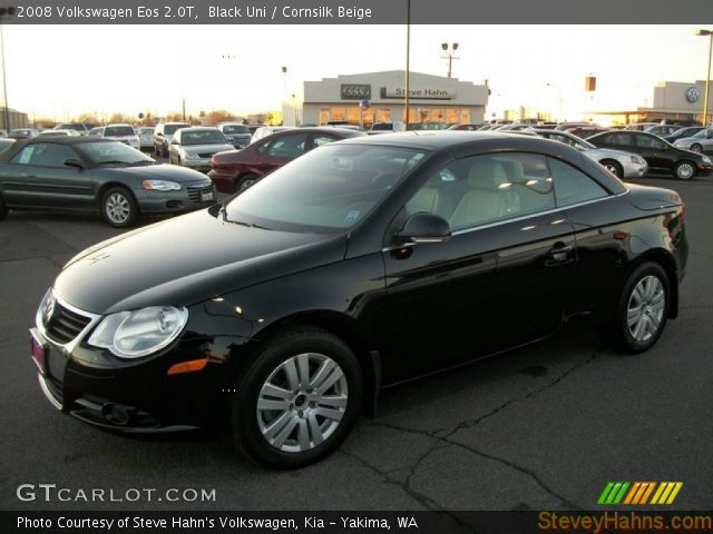2008 Volkswagen Eos 2.0T in Black Uni