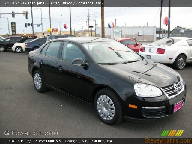 2008 Volkswagen Jetta S Sedan in Black