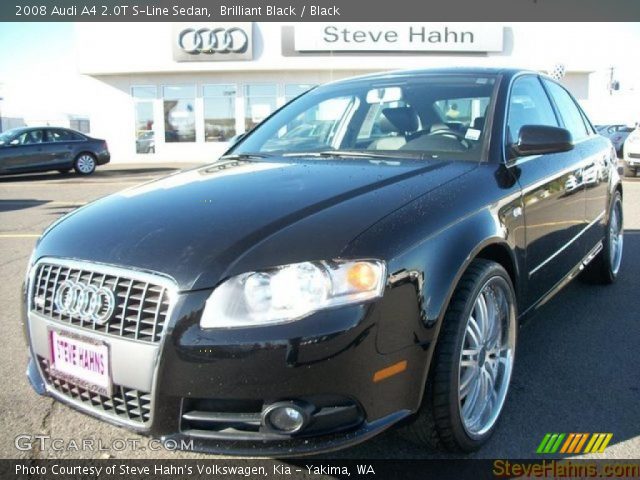 2008 Audi A4 2.0T S-Line Sedan in Brilliant Black