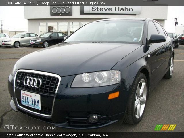 2008 Audi A3 2.0T in Deep Sea Blue Pearl Effect
