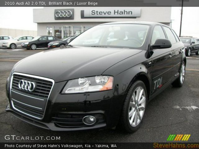 2010 Audi A3 2.0 TDI in Brilliant Black