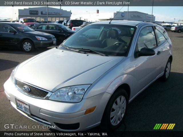 2006 Ford Focus ZX3 S Hatchback in CD Silver Metallic