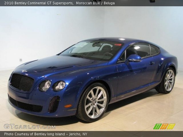 2010 Bentley Continental GT Supersports in Moroccan Blue