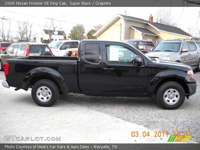 2006 Nissan Frontier XE King Cab in Super Black