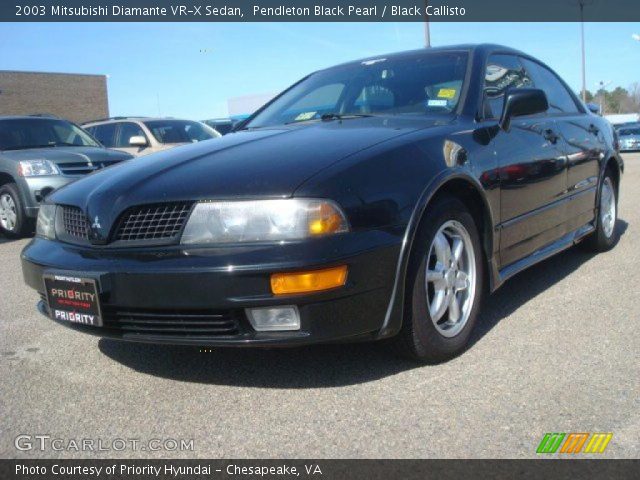 2003 Mitsubishi Diamante VR-X Sedan in Pendleton Black Pearl