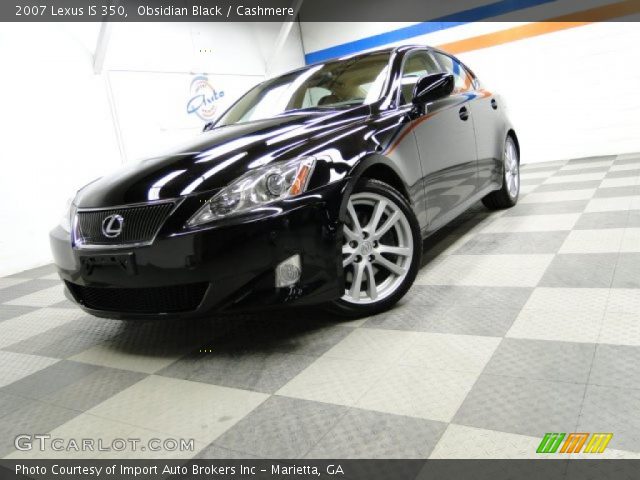 2007 Lexus IS 350 in Obsidian Black