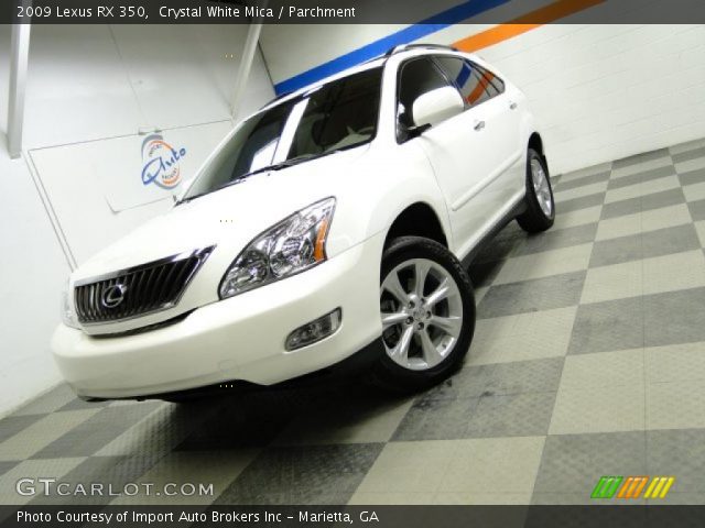 2009 Lexus RX 350 in Crystal White Mica