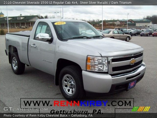 2010 Chevrolet Silverado 1500 LS Regular Cab 4x4 in Sheer Silver Metallic