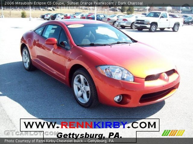 2006 Mitsubishi Eclipse GS Coupe in Sunset Orange Pearlescent
