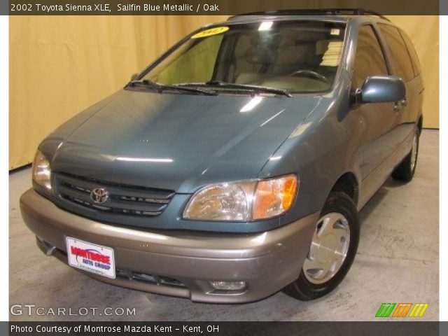 2002 Toyota Sienna XLE in Sailfin Blue Metallic