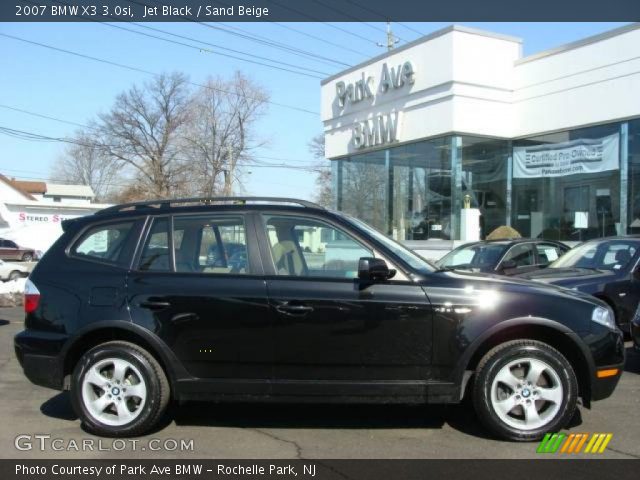 2007 BMW X3 3.0si in Jet Black