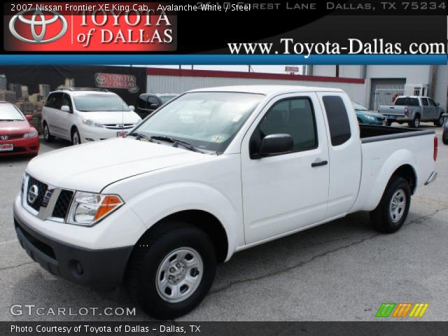 2007 Nissan Frontier XE King Cab in Avalanche White
