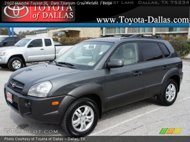 2007 Hyundai Tucson SE in Dark Titanium Gray Metallic