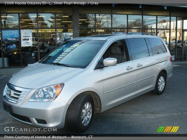 2008 Honda Odyssey EX-L in Silver Pearl Metallic