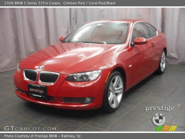 2008 BMW 3 Series 335xi Coupe in Crimson Red