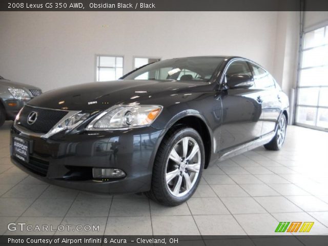2008 Lexus GS 350 AWD in Obsidian Black