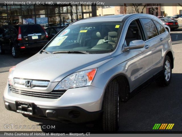 2008 Honda CR-V EX-L 4WD in Whistler Silver Metallic