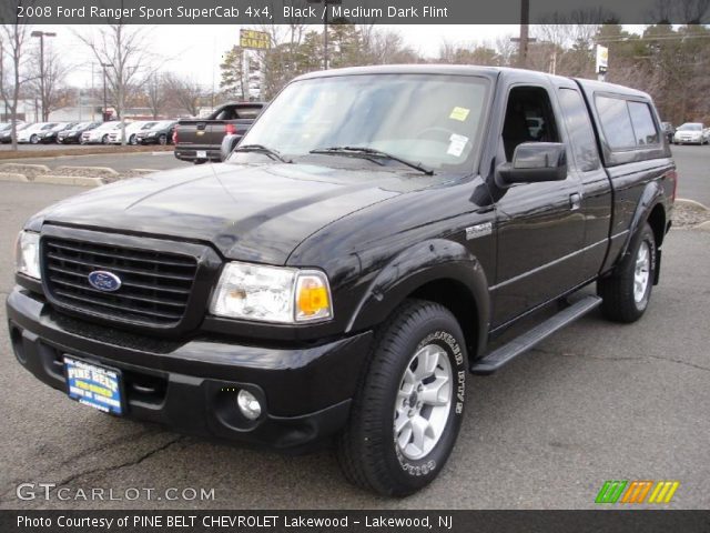 2008 Ford Ranger Sport SuperCab 4x4 in Black