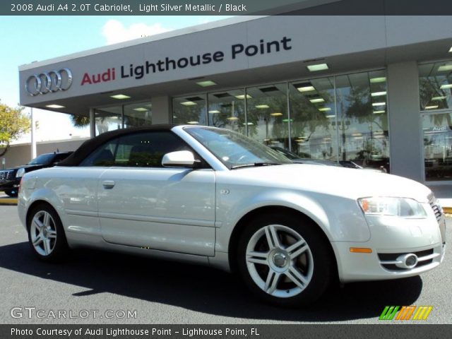 2008 Audi A4 2.0T Cabriolet in Light Silver Metallic