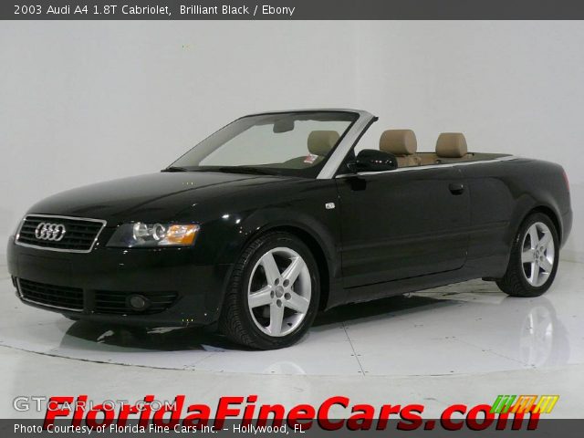 2003 Audi A4 1.8T Cabriolet in Brilliant Black