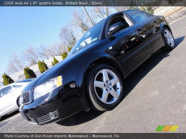 2005 Audi A4 1.8T quattro Sedan in Brilliant Black