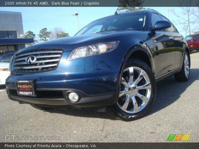 2005 Infiniti FX 45 AWD in Dark Blue Pearl