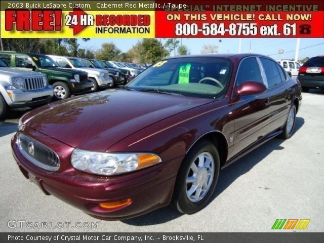 2003 Buick LeSabre Custom in Cabernet Red Metallic