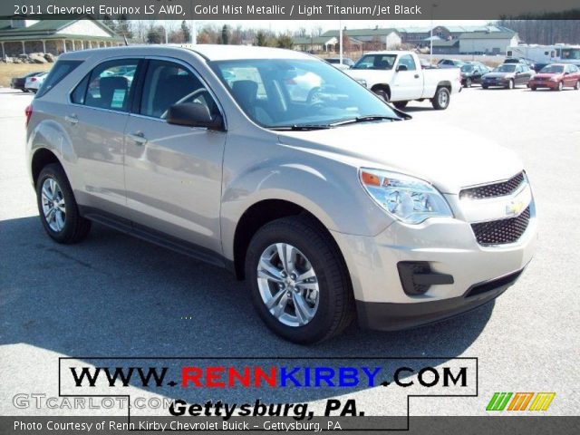 2011 Chevrolet Equinox LS AWD in Gold Mist Metallic