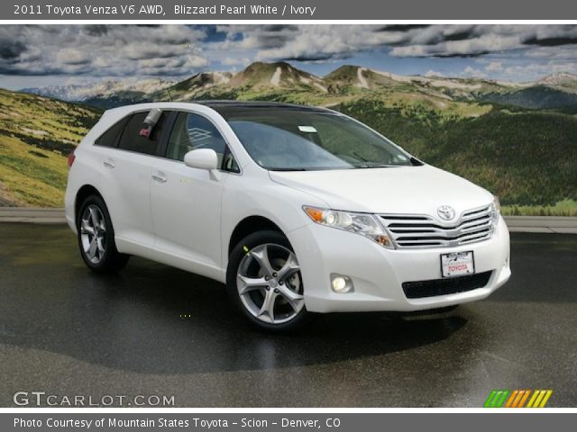 2011 Toyota Venza V6 AWD in Blizzard Pearl White