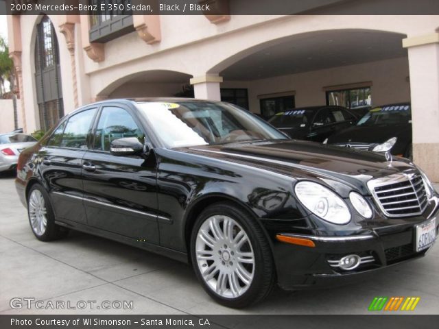 2008 Mercedes-Benz E 350 Sedan in Black