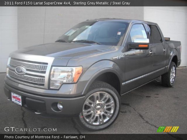 2011 Ford F150 Lariat SuperCrew 4x4 in Sterling Grey Metallic