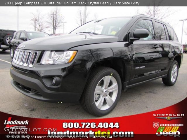 2011 Jeep Compass 2.0 Latitude in Brilliant Black Crystal Pearl