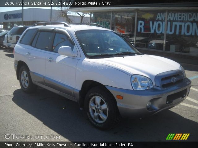 2006 Hyundai Santa Fe GLS 3.5 4WD in Nordic White