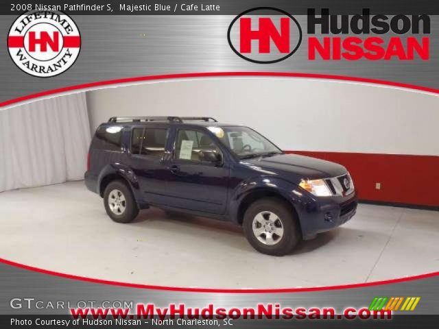 2008 Nissan Pathfinder S in Majestic Blue