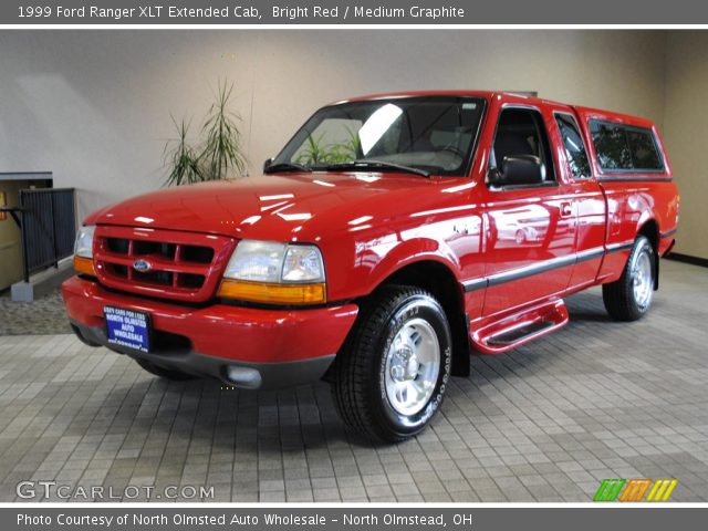 1999 Ford Ranger XLT Extended Cab in Bright Red