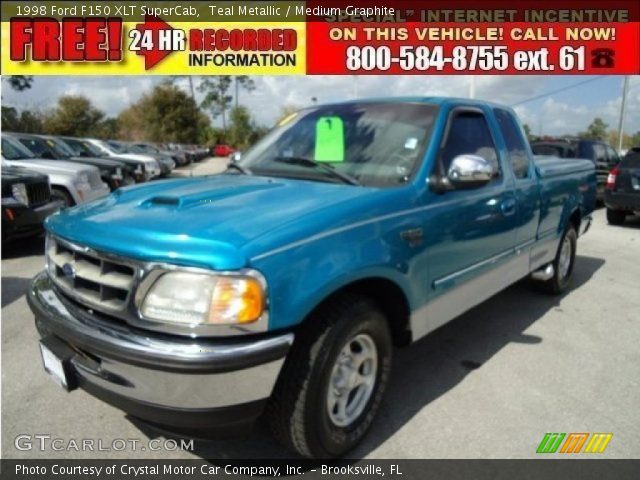 1998 Ford F150 XLT SuperCab in Teal Metallic