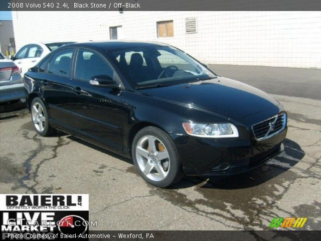 2008 Volvo S40 2.4i in Black Stone
