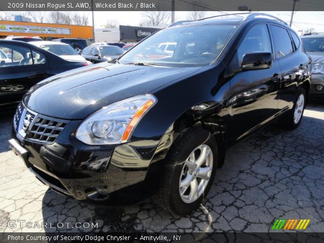 2009 Nissan Rogue SL AWD in Wicked Black