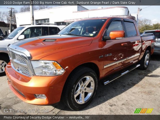 2010 Dodge Ram 1500 Big Horn Crew Cab 4x4 in Sunburst Orange Pearl