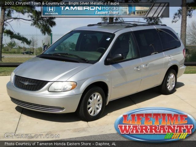 2003 Chrysler Town & Country EX in Bright Silver Metallic