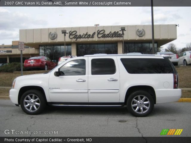 2007 Gmc yukon denali xl white for sale #2