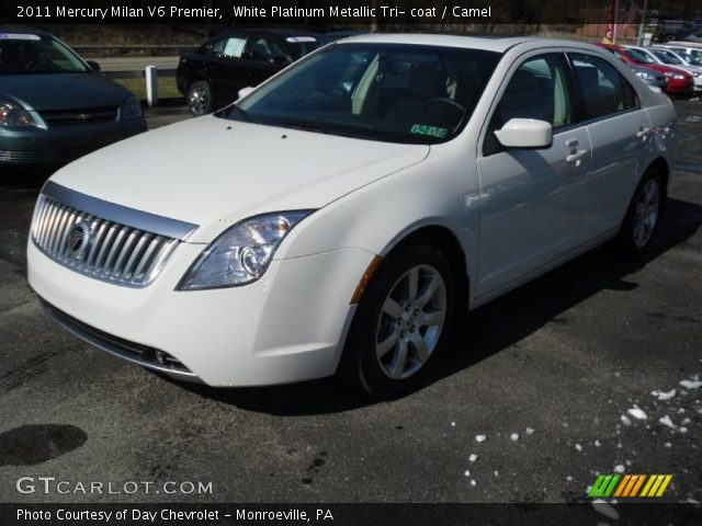 2011 Mercury Milan V6 Premier in White Platinum Metallic Tri- coat