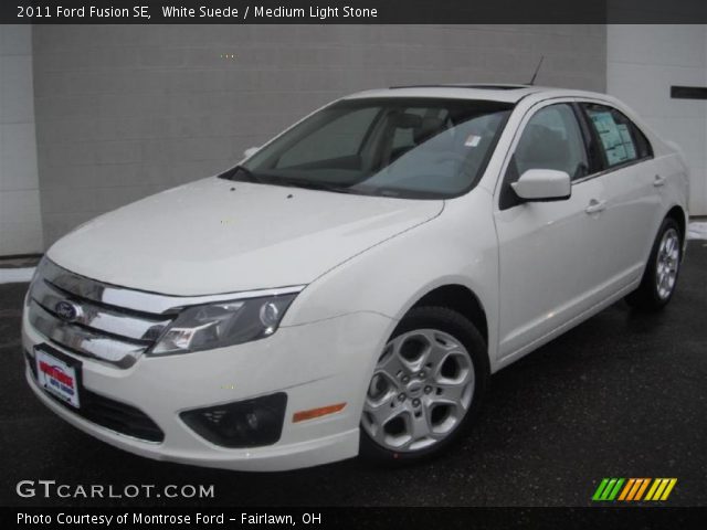 2011 Ford Fusion SE in White Suede