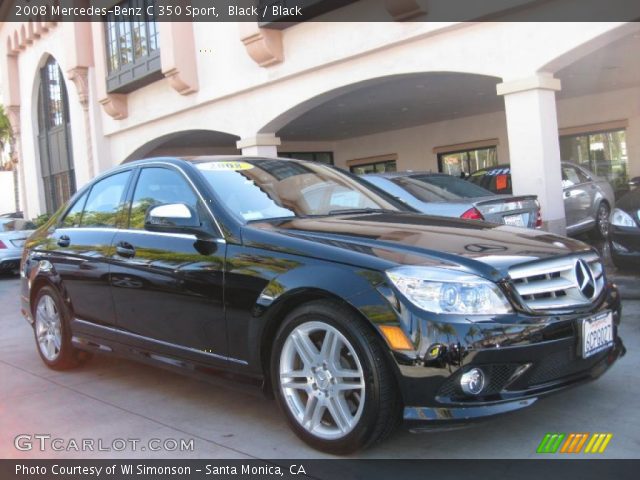 2008 Mercedes-Benz C 350 Sport in Black