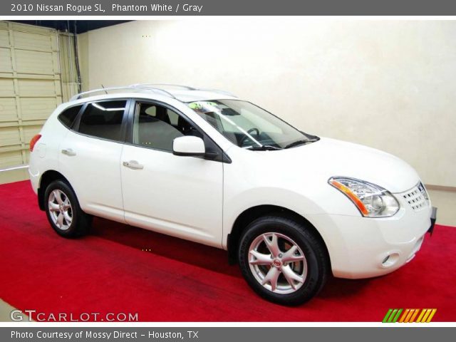 2010 Nissan Rogue SL in Phantom White
