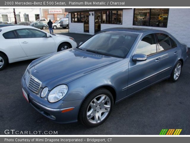 2003 Mercedes-Benz E 500 Sedan in Platinum Blue Metallic